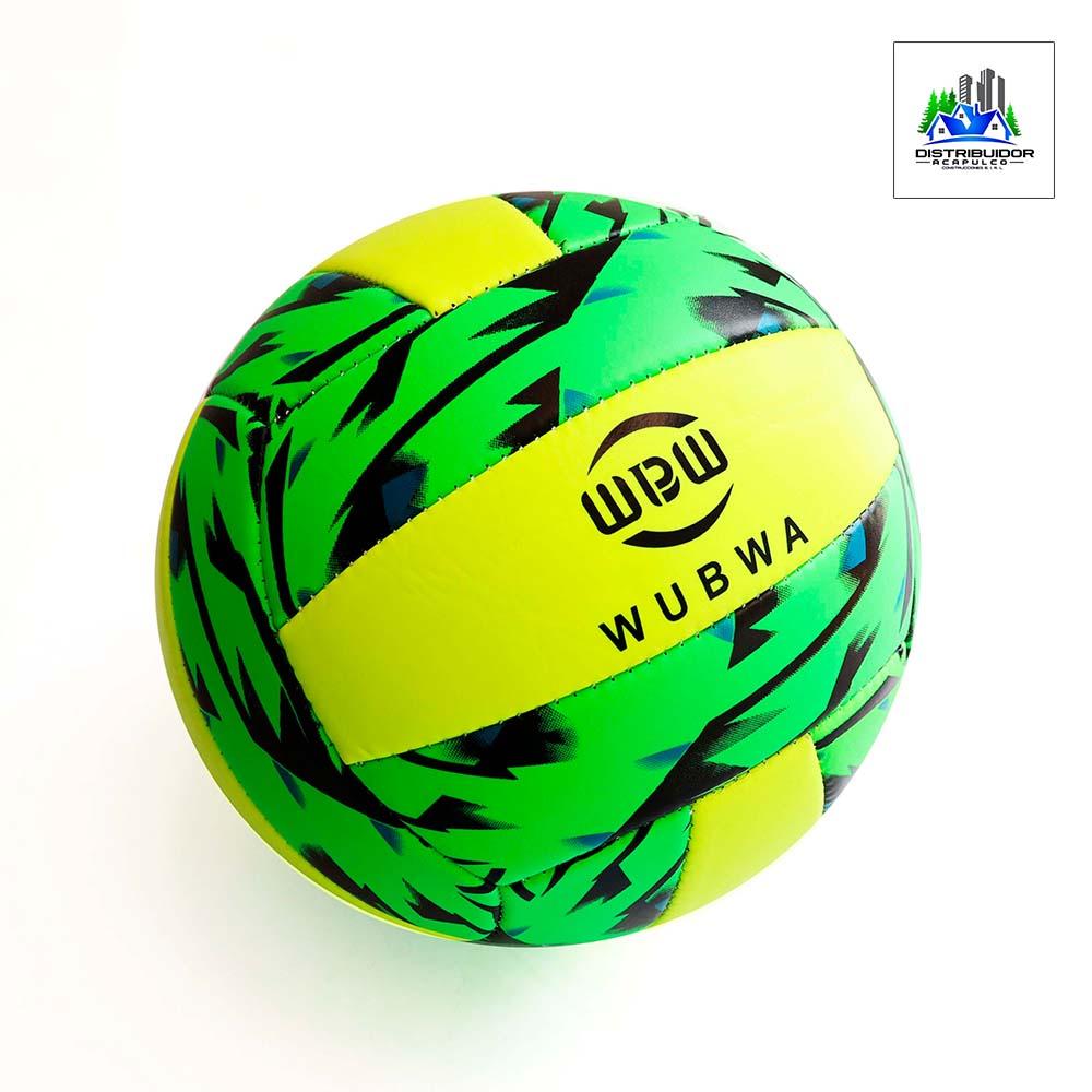 Pelota de voley color verde