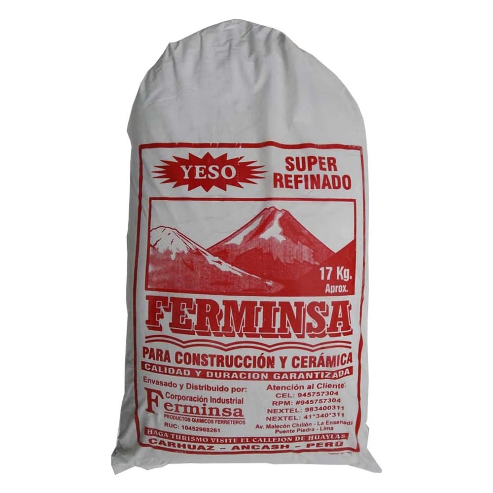 Yeso construcción Ferminsa 17kg