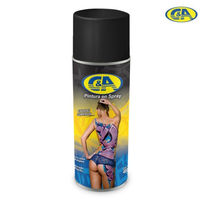 Pintura en spray negro mate (#12-152002) C&A A450