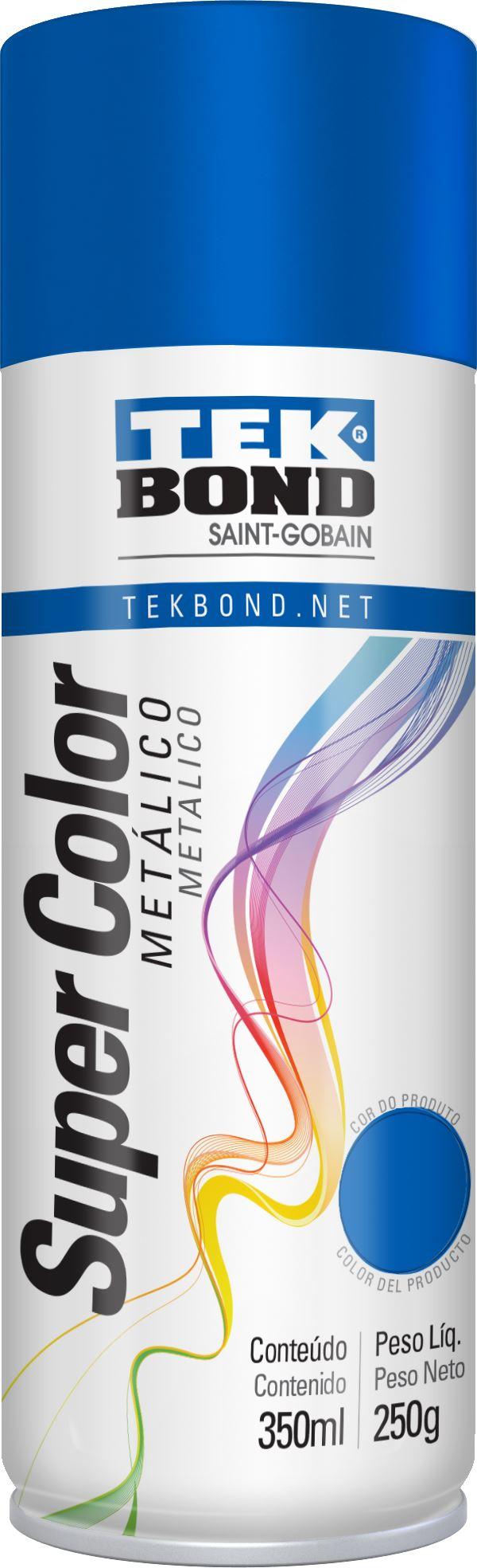 Pintura en spray azul metalico Tekbond