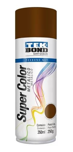 Pintura en spray bronce metalico Tekbond