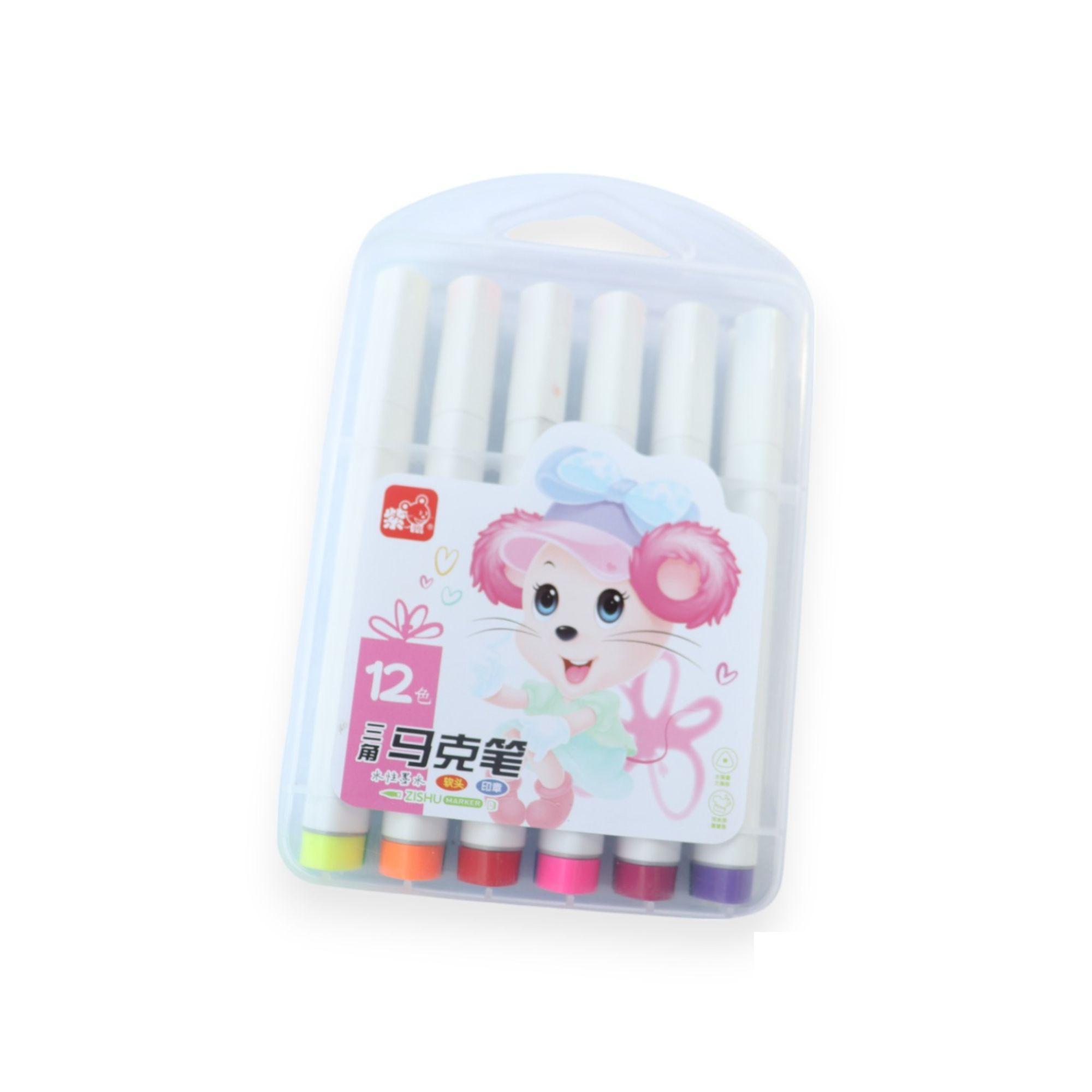 Plumones ZISHU MARKER 12 pcs