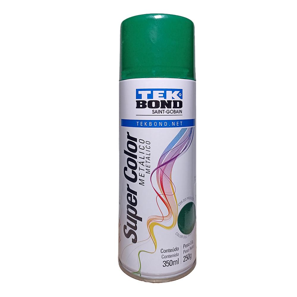 Pintura en spray verde metalico Tekbond